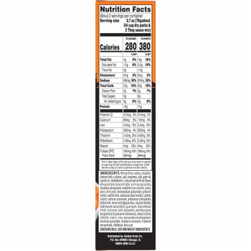 Cheetos® Mac'n Cheese Box of Bones Bold & Cheesy Flavor Pasta Mix Perspective: right
