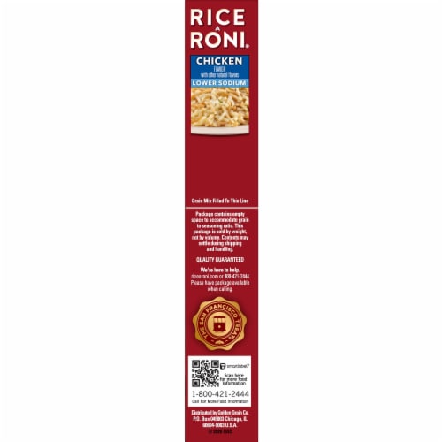 Rice-A-Roni® Lower Sodium Chicken Flavor Rice Perspective: right
