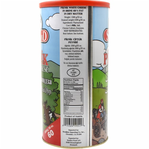Dairyland Piknik White Cheese Perspective: right