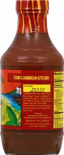 Walkerswood Spicy Jerk BBQ Sauce Perspective: right