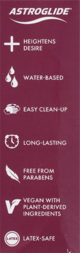 Astroglide® Lube Plus™ Libido Water-based Arousal Lube Perspective: right