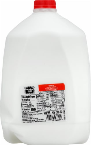 Meadow Gold Vitamin D Whole Milk Perspective: right