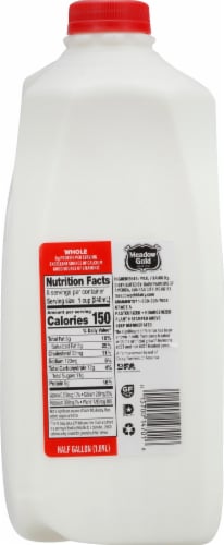 Meadow Gold Vitamin D Whole Milk Perspective: right