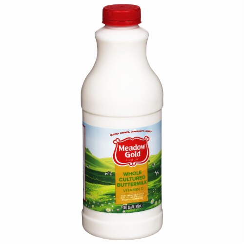 Meadow Gold Cultured Whole Buttermilk Perspective: right