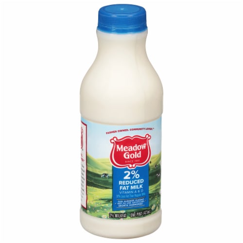 Meadow Gold 2% Reduced Fat Milk Perspective: right