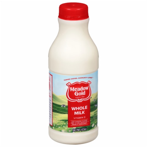 Meadow Gold Vitamin D Whole Milk Perspective: right