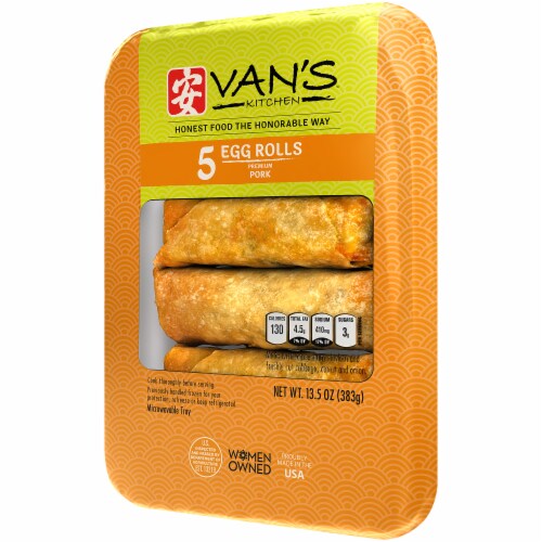Van's Pork Egg Rolls Perspective: right