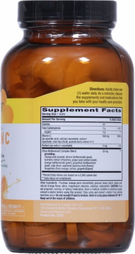 Country Life® Chewable Vitamin C Juicy Orange Flavor Wafers 500mg Perspective: right
