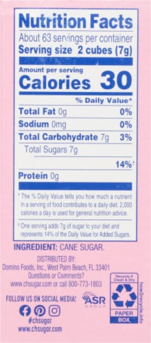 C&H® Premium Pure Cane Sugar Cubes Perspective: right