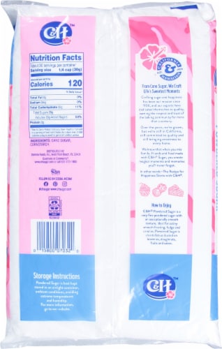 C&H Premium Cane Powdered Sugar Perspective: right