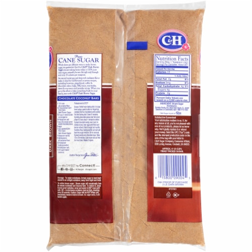 C&H Premium Pure Cane Dark Brown Sugar Perspective: right