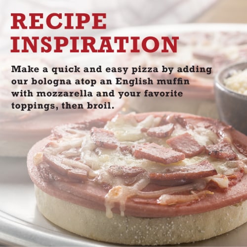 Beef Bologna Sliced Deli-Style Lunch Meat Perspective: right
