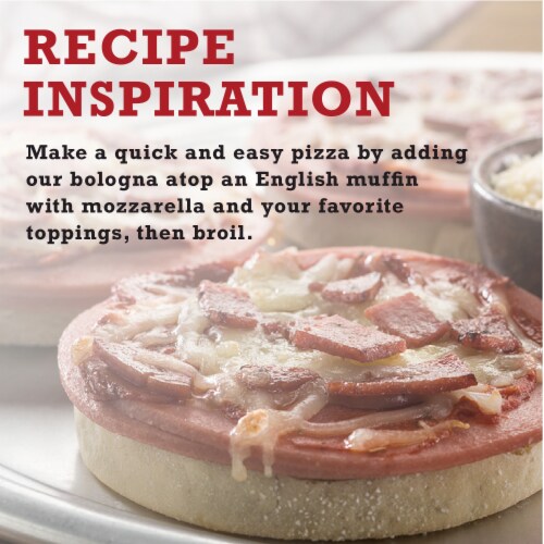 Thick Bologna Sliced Deli-Style Lunch Meat Perspective: right