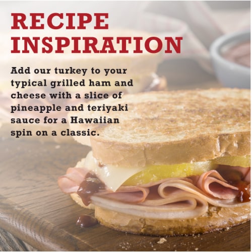 Deli Style Oven Roasted Turkey Breast Lunch Meat Perspective: right
