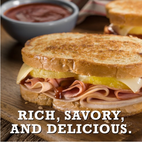 Deli Style Smoked Ham Lunch Meat Perspective: right
