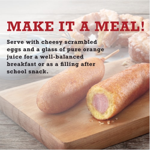 Old Fashioned Cake Donut Dogs Frozen Snacks Perspective: right