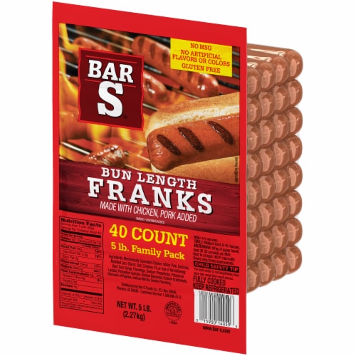 Bar-S® Bun Length Franks Perspective: right