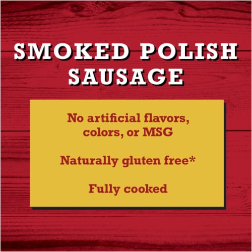 High Protein Smoked Polish Sausage Perspective: right
