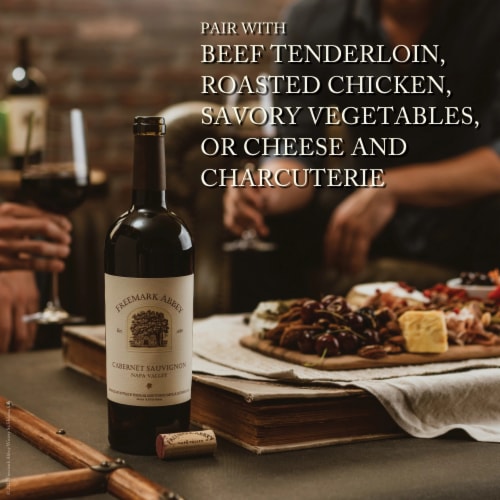 Freemark Abbey Napa Valley Cabernet Sauvignon Red Wine Perspective: right