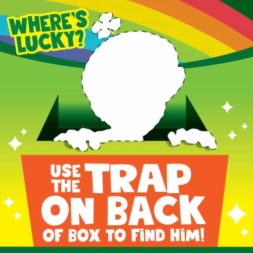 General Mills Lucky Charms Large Size Cereal Perspective: right