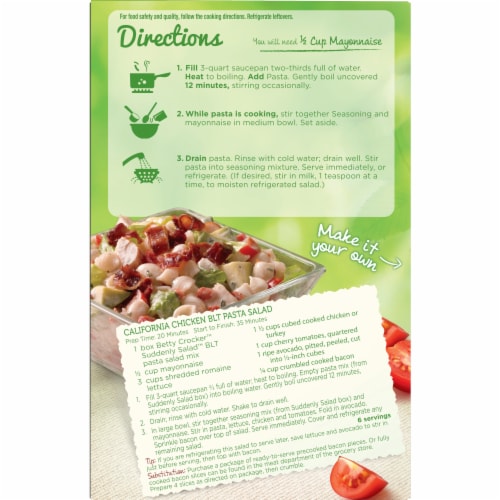 Betty Crocker Suddenly BLT Pasta Salad Mix Perspective: right