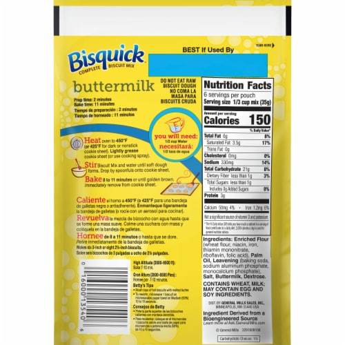 Betty Crocker™ Bisquick™ Buttermilk Complete Biscuit Mix Perspective: right