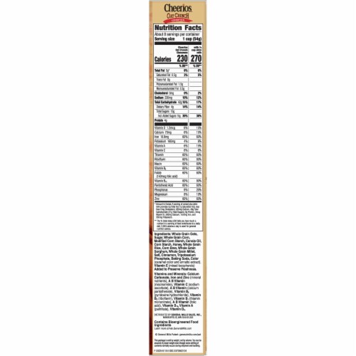 General Mills Cheerios™ Cinnamon Oat Crunch Sweetened Multigrain Cereal Perspective: right