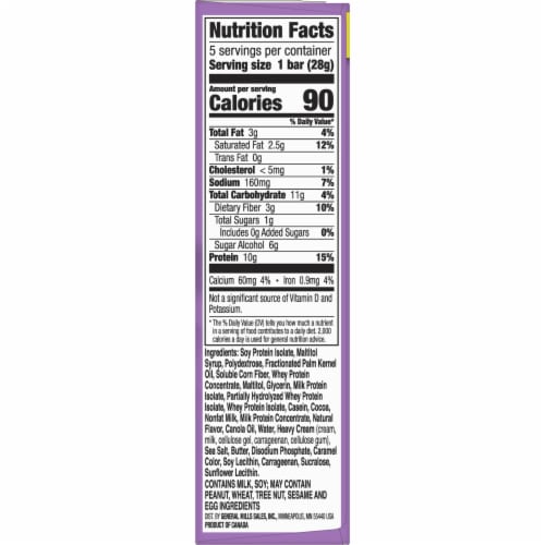 Protein One Salted Caramel Crisp Bars Perspective: right