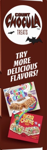 General Mills Count Chocula Chocolatey Cereal Bars Perspective: right