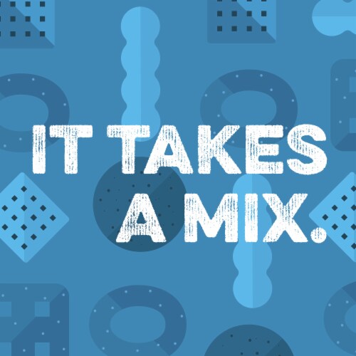 Chex Mix Snack Party Mix White Cheddar Savory Pub Mix Snack Bag Perspective: right