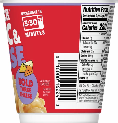 Hamburger Helper™ Bold Three Cheese Mac & Cheese Microwave Cup Perspective: right
