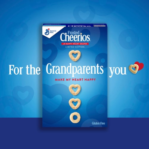 General Mills Frosted Cheerios Large Size Cereal Perspective: right