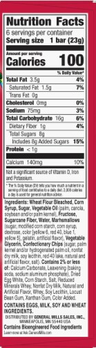 General Mills Lucky Charms Marshmallow Chip Blondie Cereal Bars Perspective: right