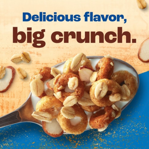 General Mills Cheerios Oat Crunch Almond Large Size Cereal Perspective: right