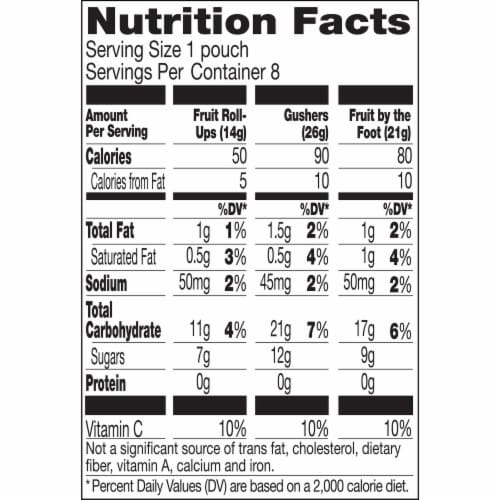 Betty Crocker Fruit Snacks Variety Pack 8 Count Perspective: right
