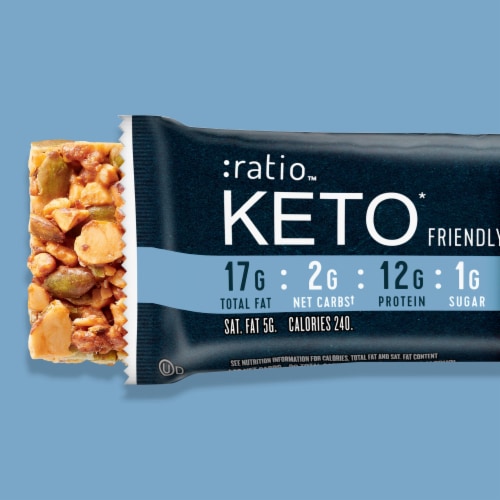 ratio Keto Friendly Vanilla Almond Crunchy Bars Perspective: right
