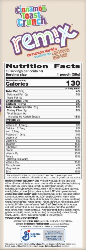 Cinnamon Toast Crunch™ Remix™ Cinnamon Vanilla Snacking Mix Perspective: right