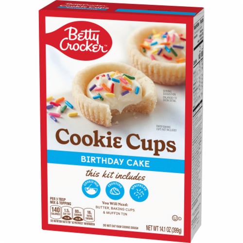 Betty Crocker Birthday Cake Cookie Cups Kit Perspective: right