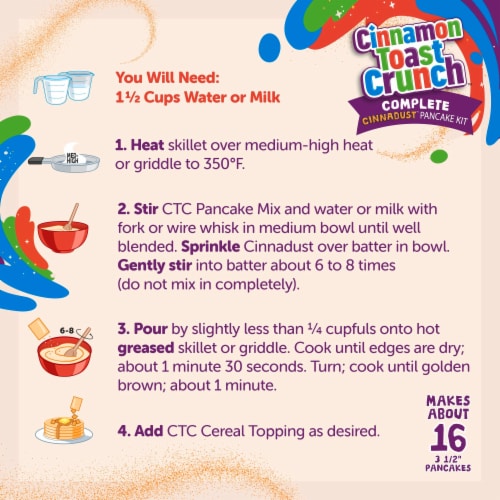 Betty Crocker™ Cinnamon Toast Crunch Pancake Kit Perspective: right