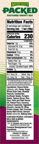 Nature Valley™ Packed Peanut Butter & Cranberry Sustained Energy Bars Perspective: right