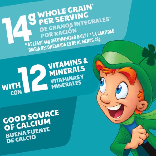 General Mills Lucky Charms Marshmallow Clusters Cereal Perspective: right