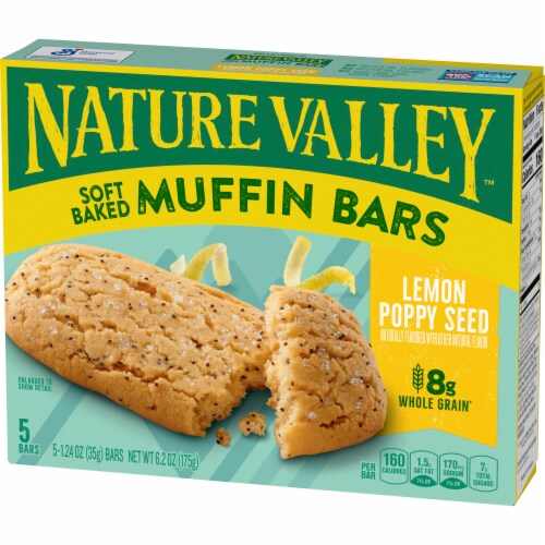 Nature Valley™ Soft-Baked Lemon Poppy Seed Muffin Bars Perspective: right