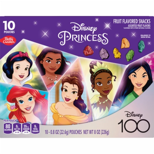 Disney Princess Fruit Flavored Snacks Treat Pouches Perspective: right