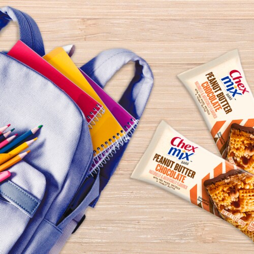 Chex Mix Peanut Butter Chocolate Bars Perspective: right