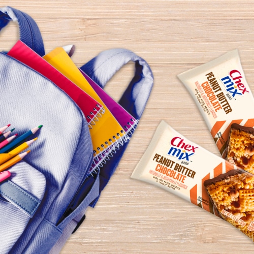 Chex Mix Peanut Butter Chocolate Bars Perspective: right