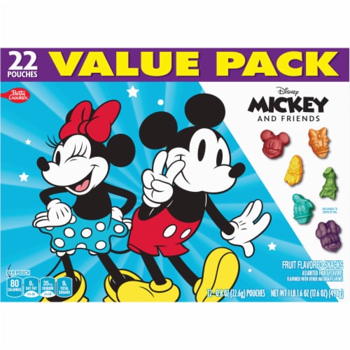 Disney Mickey and Friends Gluten Free Fruit Flavored Snacks Value Pack Perspective: right