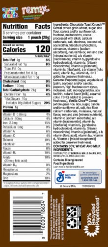 General Mills Chocolate Toast Crunch Remix Chocolate Caramel Snacking Mix Perspective: right