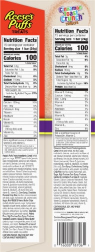 General Mills Reese's Puffs & Cinnamon Toast Crunch Treats Perspective: right