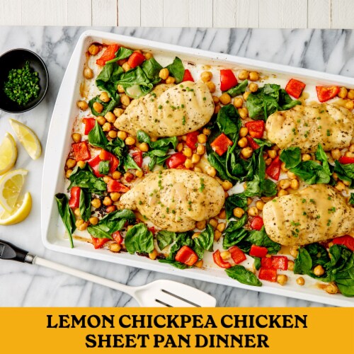 Betty Crocker Lemon Garlic Sheet Pan Dinner Starter Perspective: right