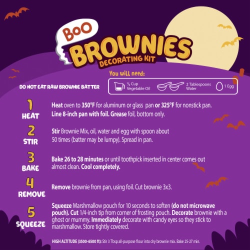 Betty Crocker Boo Brownies Decorating Kit Perspective: right